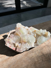 Load image into Gallery viewer, Green Apophyllite with Red Inclusions
