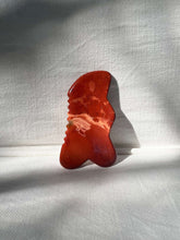 Load image into Gallery viewer, Ridged Red Jasper Gua Sha
