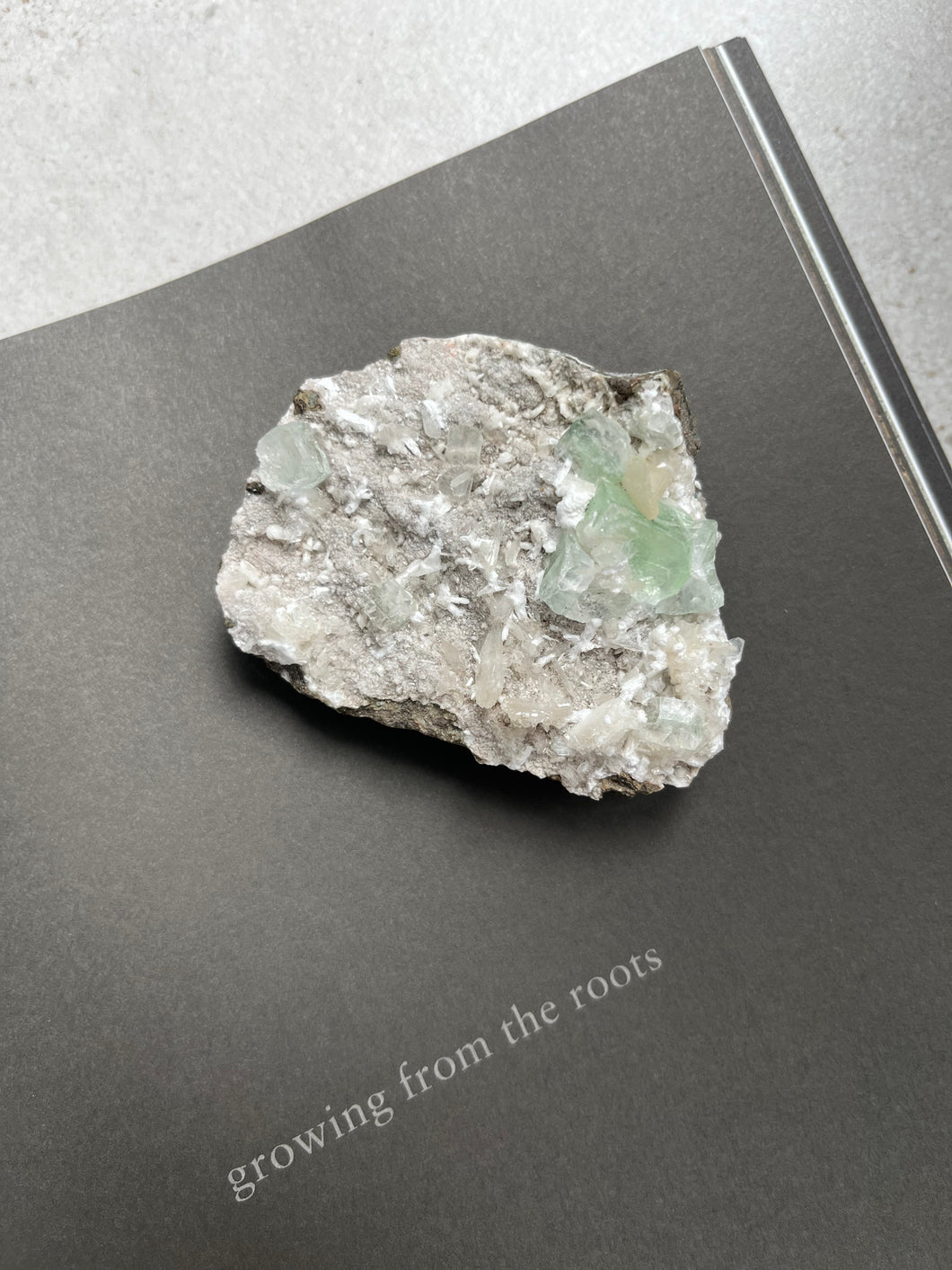 Heulandite with Green Apophyllite