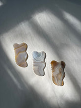 Load image into Gallery viewer, Ridged Agate Gua Sha
