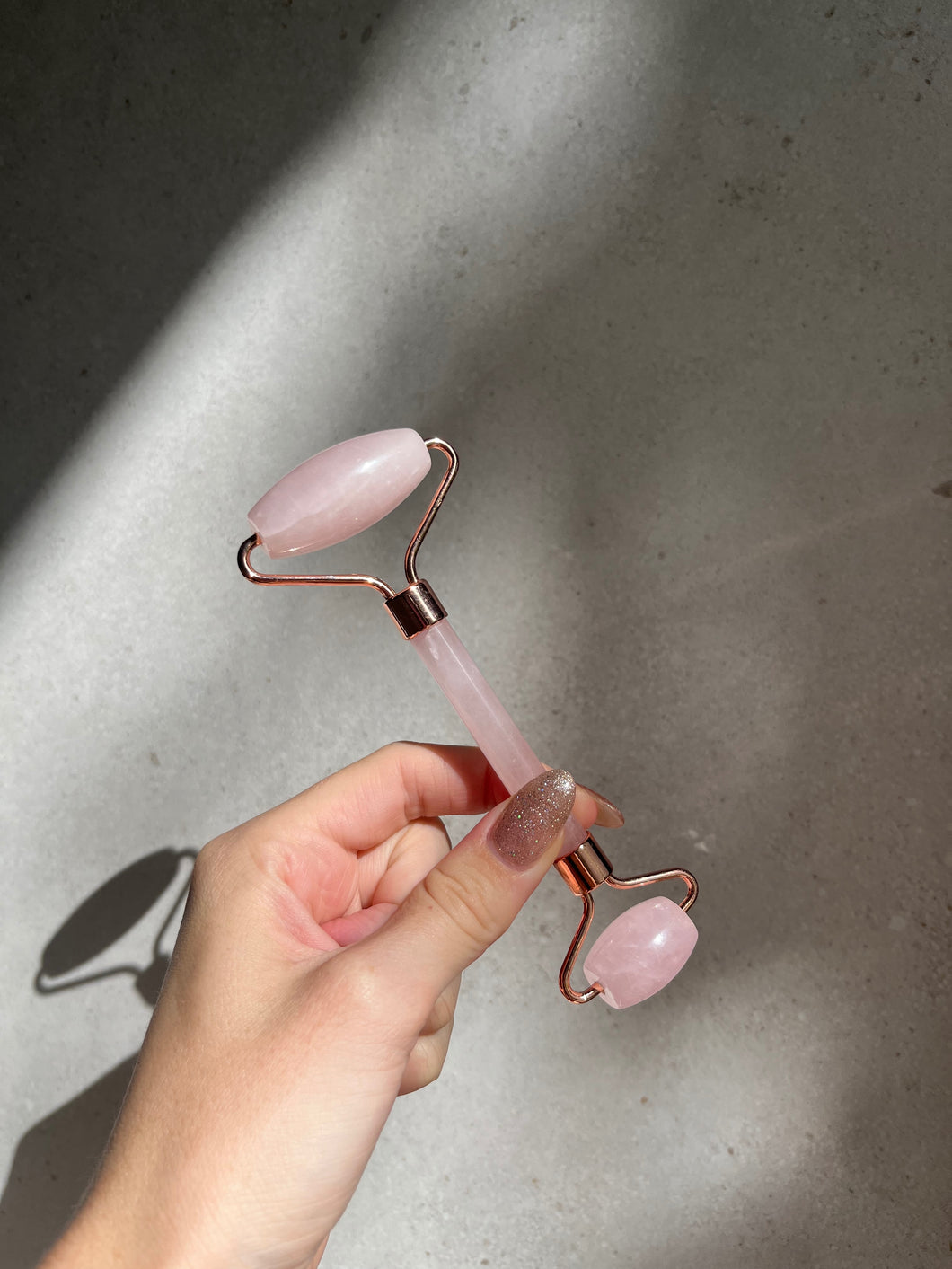Rose Quartz Facial Roller