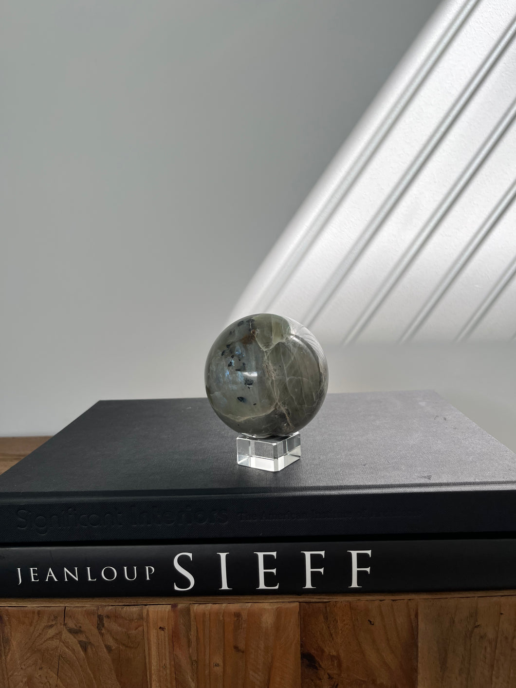 Green Moonstone Sphere 005