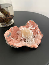 Load image into Gallery viewer, Pink Heulandite Geode with Scolecite &amp; Stilbite

