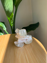 Load image into Gallery viewer, Green Apophyllite on Chalcedony.
