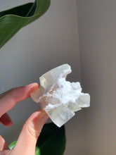 Load image into Gallery viewer, Green Apophyllite on Chalcedony.
