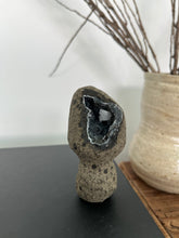 Load image into Gallery viewer, Black Chalcedony with Apophyllite Mini Statement Piece
