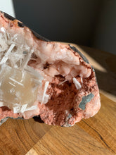 Load image into Gallery viewer, Pink Heulandite Geode with Scolecite &amp; Stilbite
