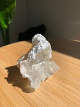 Load image into Gallery viewer, Green Apophyllite on Chalcedony.
